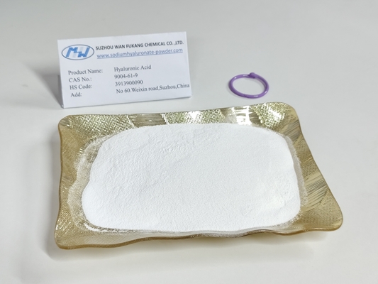 High Assay Weißes reines Hyaluronsäurepulver EP Standardfeuchtigkeitsspendende Wirkung