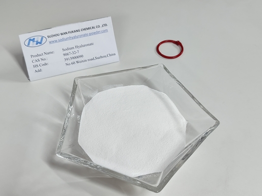 Natürliches Natriumhyaluronatpulver mit hoher Reinheit, sicher für Lebensmittel, PH 6.0-7.5