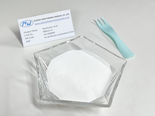 Weißes reines Hyaluronsäurepulver EP Standard lindert Symptome von trockenen Augen