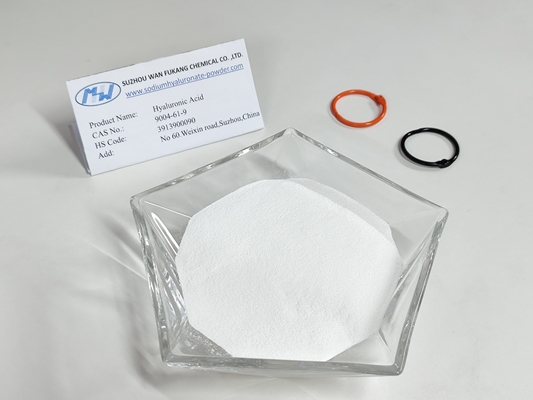 Sicherer Hyaluronsäure Lebensmittelqualität Weißes Pulver Mikrobielle Fermentation