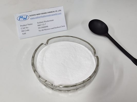 High Assay Weißpulver Feuchtigkeitsspender Natriumhyaluronat für Augen CAS 9067 32 7